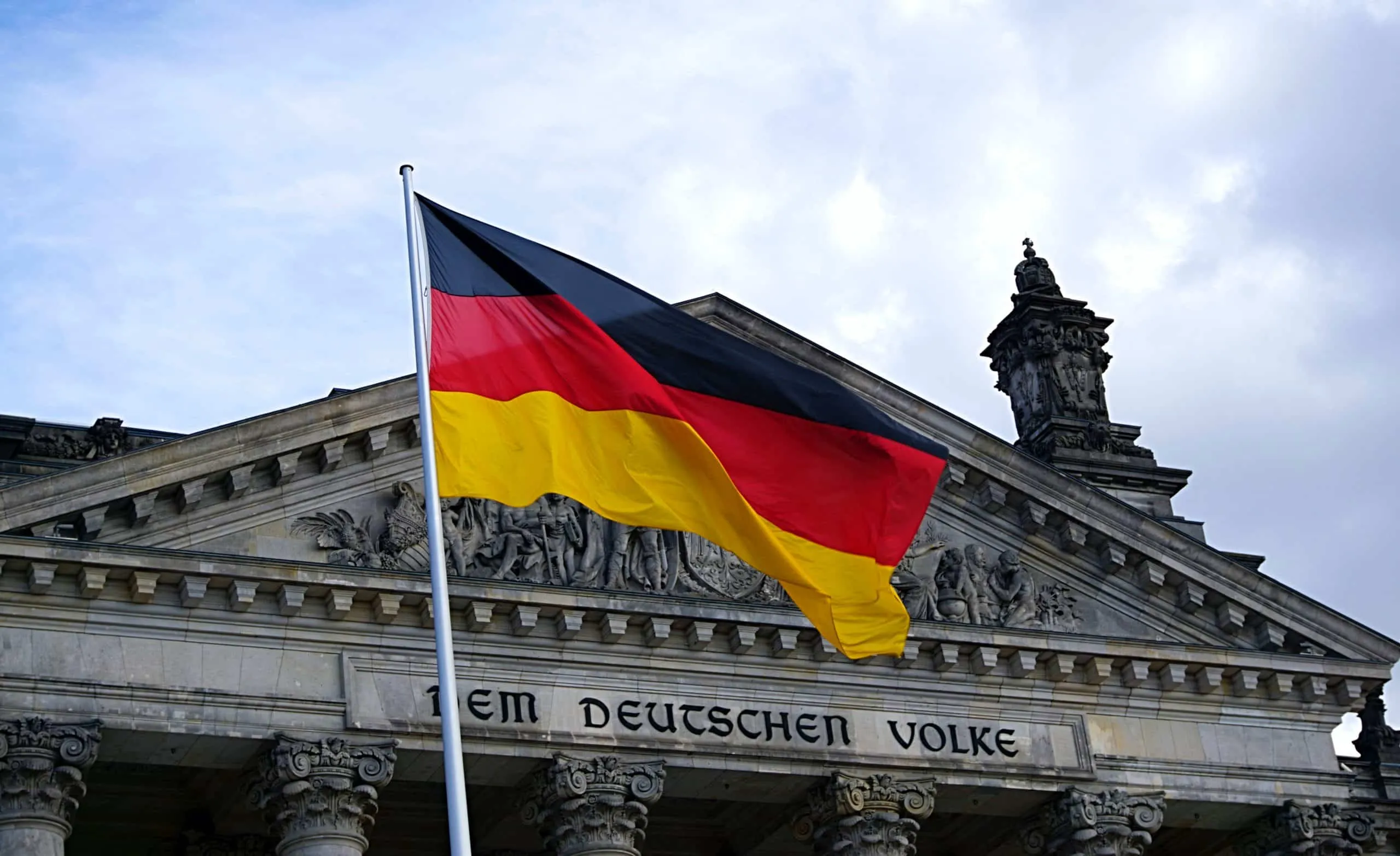 illustration du drapeau allemand