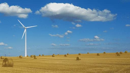 illustration d'une éolienne