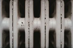 Gros plan d'un radiateur