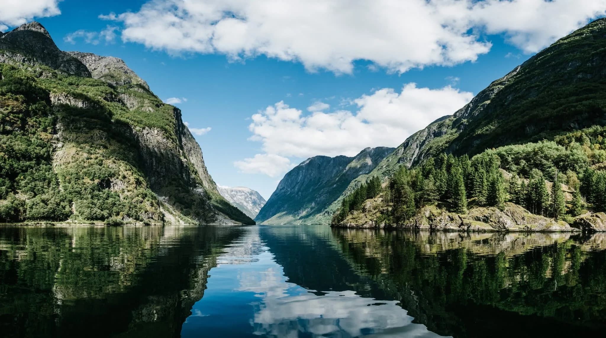 illustration d'un paysage en Norvège