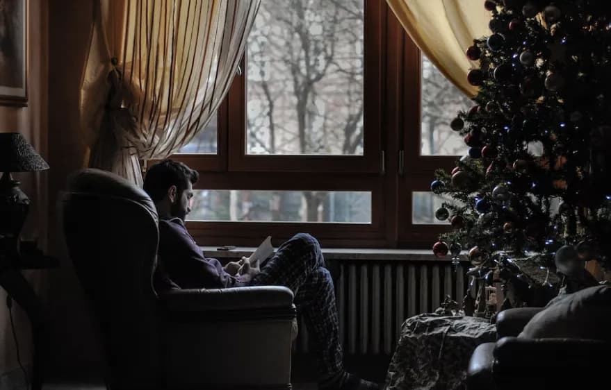 Intérieur chaleureux hiver