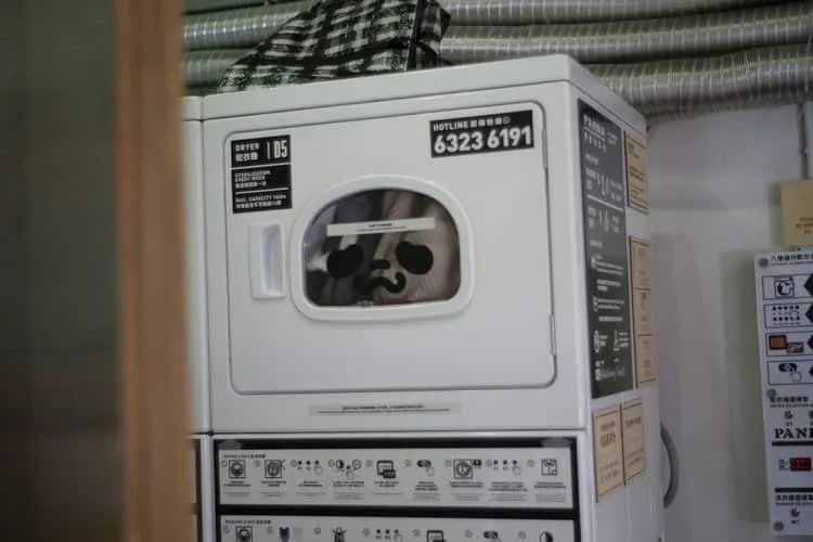 illustration d'un sèche linge